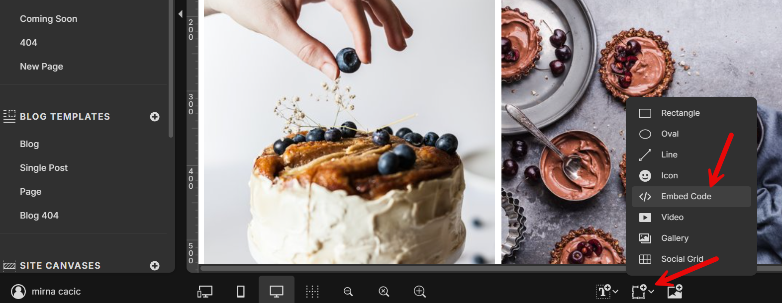 How to add a poll to your Showit site with the Opinion Stage poll maker.