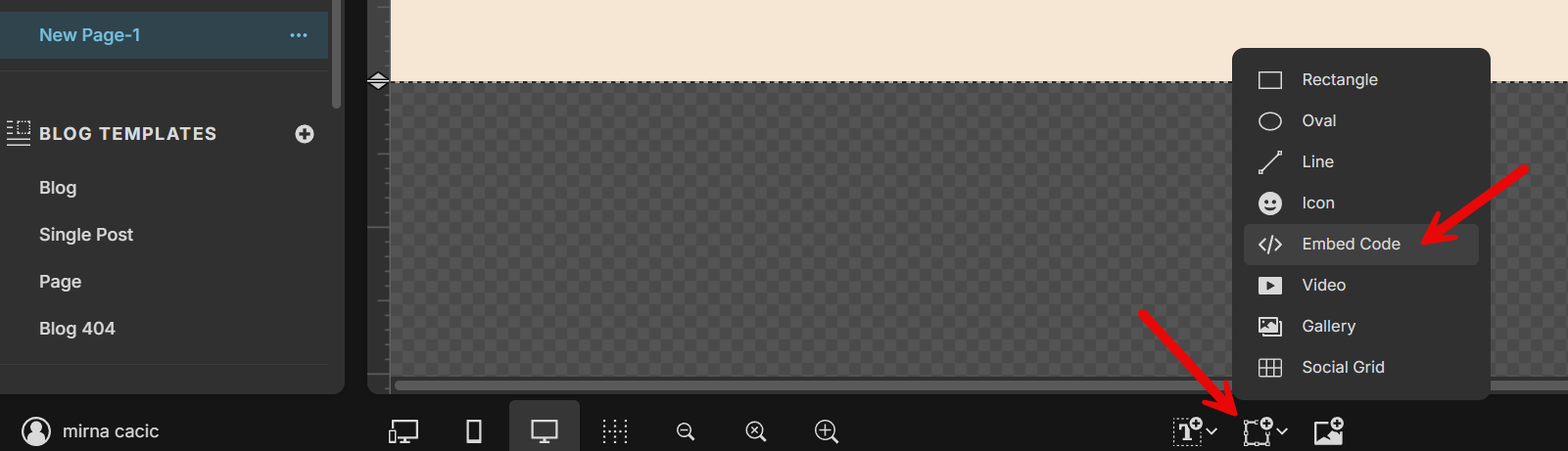 Embeding an Opinion Stage survey on your Showit site.