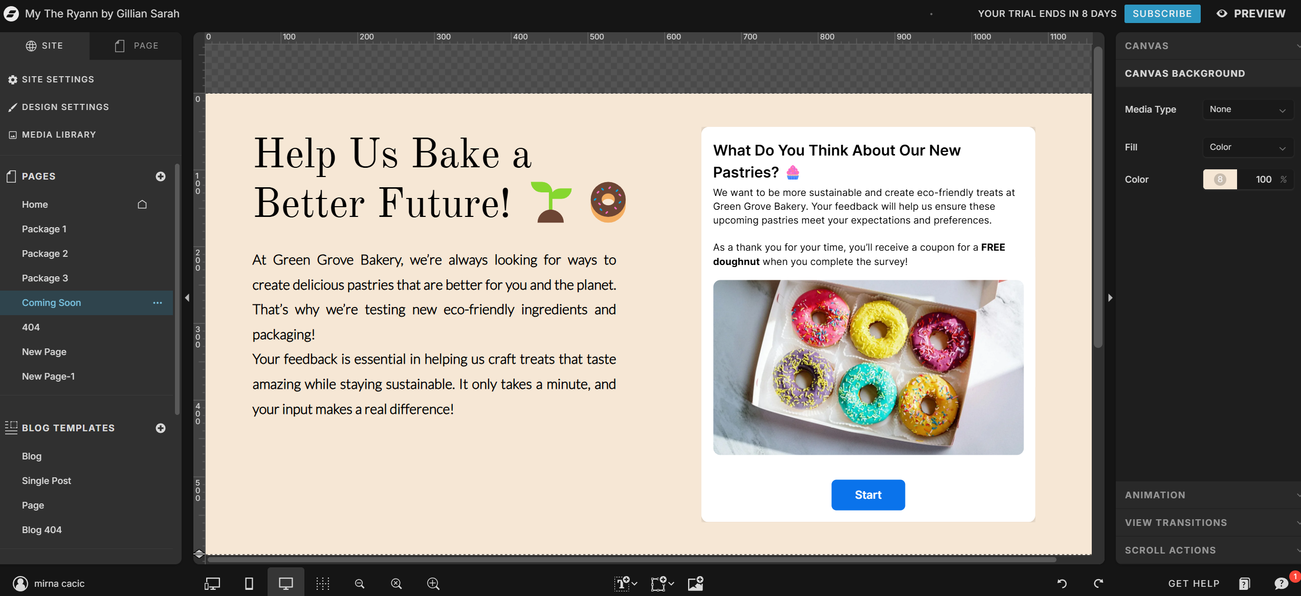 How to embed an Opinion Stage survey on your Showit website.