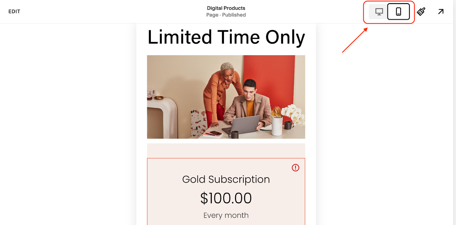 Image showing how you can create a Squarespace landing page that collects leads.